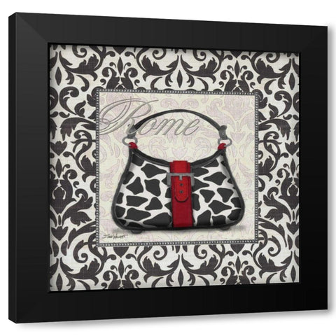 Classy Purse Sq. IV Black Modern Wood Framed Art Print by Williams, Todd