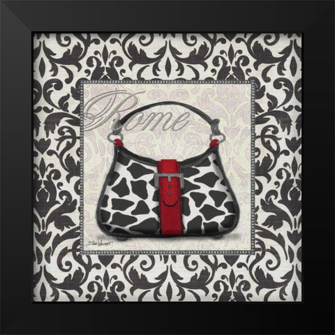 Classy Purse Sq. IV Black Modern Wood Framed Art Print by Williams, Todd