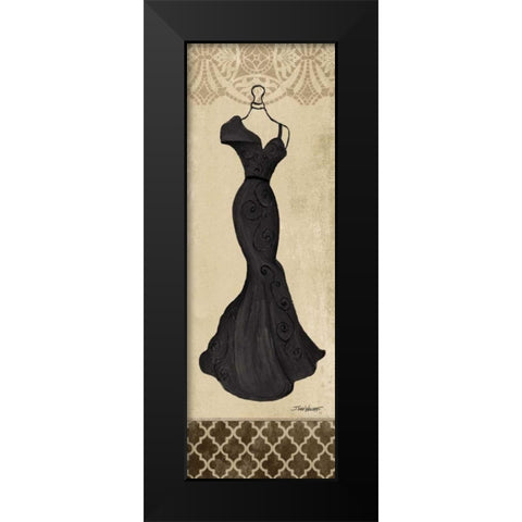 Black Fashion Dress III Black Modern Wood Framed Art Print by Williams, Todd