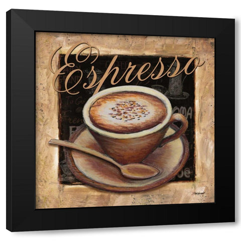 Espresso Black Modern Wood Framed Art Print with Double Matting by Williams, Todd