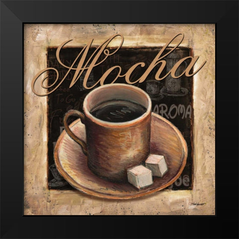 Mocha Black Modern Wood Framed Art Print by Williams, Todd
