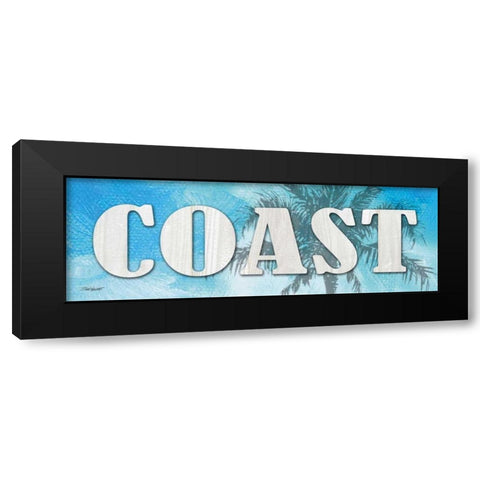Coast Black Modern Wood Framed Art Print by Williams, Todd