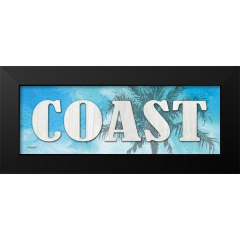 Coast Black Modern Wood Framed Art Print by Williams, Todd