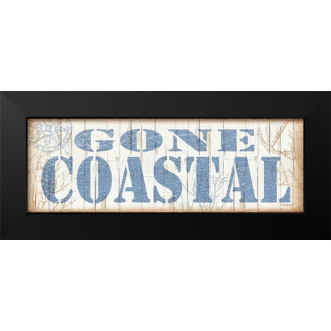 Gone Coastal Black Modern Wood Framed Art Print by Williams, Todd