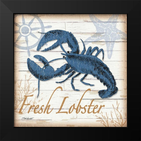 Aquatic Life II Black Modern Wood Framed Art Print by Williams, Todd