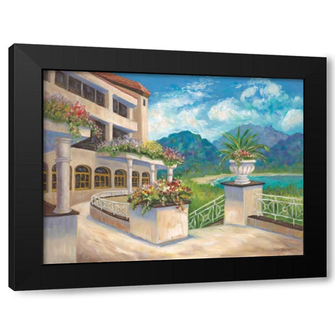 Room With a View Black Modern Wood Framed Art Print by Williams, Todd