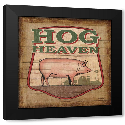 Nostalgic Farm I Black Modern Wood Framed Art Print with Double Matting by Williams, Todd