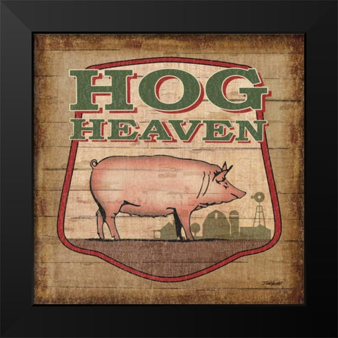 Nostalgic Farm I Black Modern Wood Framed Art Print by Williams, Todd