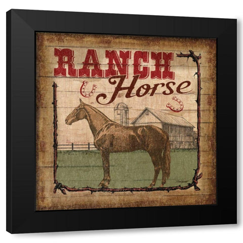 Nostalgic Farm IV Black Modern Wood Framed Art Print by Williams, Todd