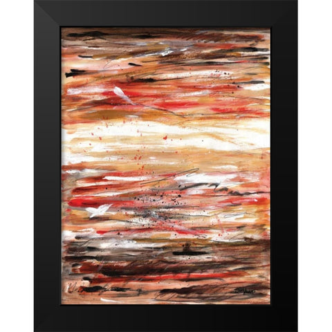 Spice Tones Align I Black Modern Wood Framed Art Print by Williams, Todd