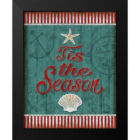 Tis the Season Black Modern Wood Framed Art Print by Williams, Todd