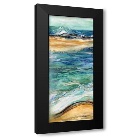 Coastal Abstract I Black Modern Wood Framed Art Print by Williams, Todd