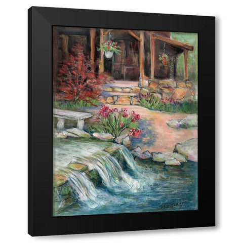 Cox Springs Garden Black Modern Wood Framed Art Print by Williams, Todd
