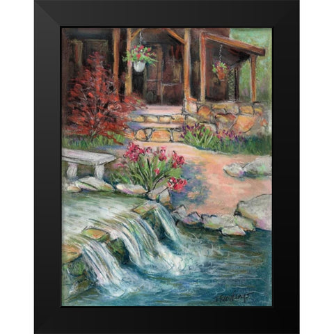 Cox Springs Garden Black Modern Wood Framed Art Print by Williams, Todd