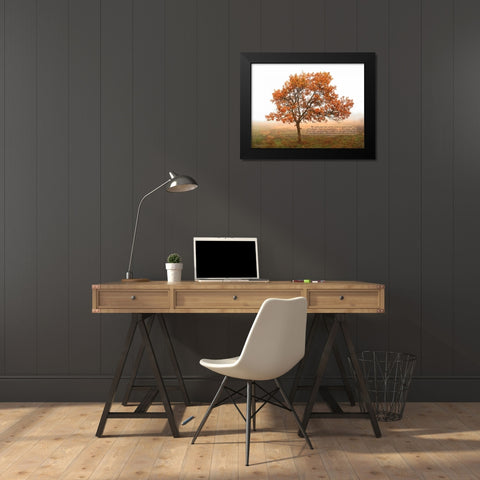 Silent Oak Black Modern Wood Framed Art Print by Geyman, Vitaly