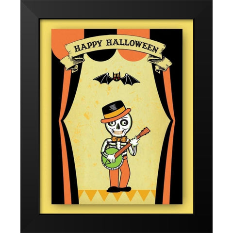 Dr. Crow II Black Modern Wood Framed Art Print by Woo, Teresa