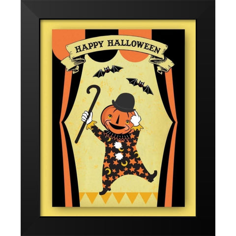 Dr. Crow III Black Modern Wood Framed Art Print by Woo, Teresa