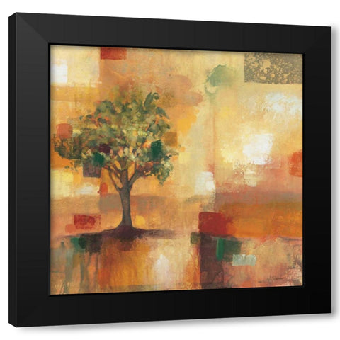 Harvest Light I Black Modern Wood Framed Art Print with Double Matting by Werbelow, Selina