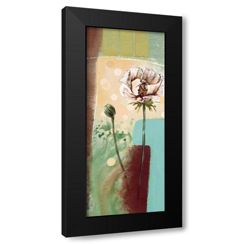 Floral Splendor IV Black Modern Wood Framed Art Print by Werbelow, Selina