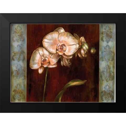 Greige I Black Modern Wood Framed Art Print by Werbelow, Selina