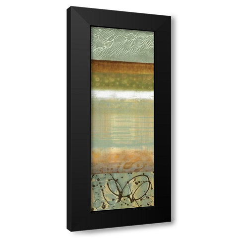 Blue Mood II Black Modern Wood Framed Art Print by Werbelow, Selina