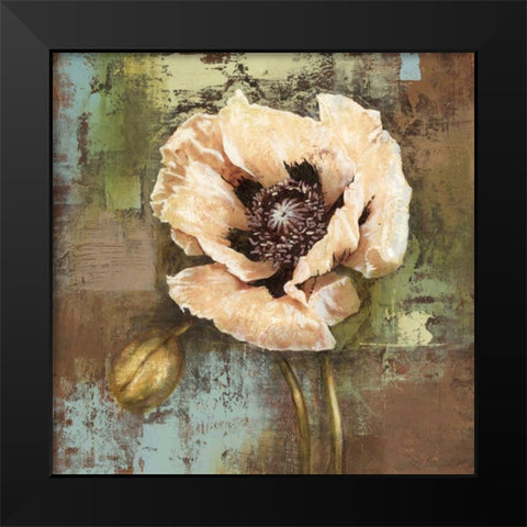 Papaver I Black Modern Wood Framed Art Print by Werbelow, Selina