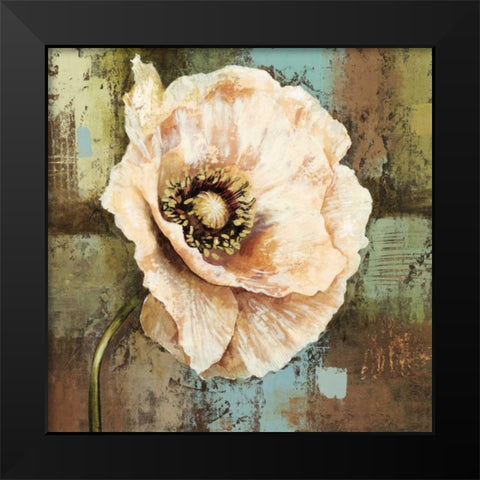 Papaver II Black Modern Wood Framed Art Print by Werbelow, Selina