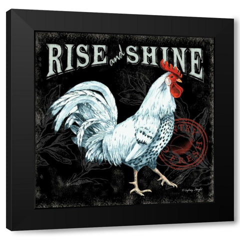 Rise and Shine II Black Modern Wood Framed Art Print with Double Matting by Wright, Sydney