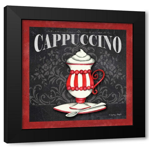 Cappuccino Black Modern Wood Framed Art Print with Double Matting by Wright, Sydney
