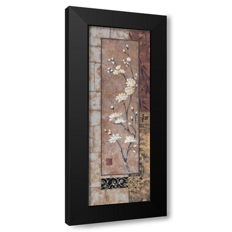 Peace Black Modern Wood Framed Art Print by Wacaster, Linda