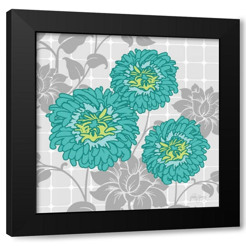 Dahlia Lama I Black Modern Wood Framed Art Print by Young, Patty