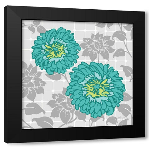 Dahlia Lama I Black Modern Wood Framed Art Print with Double Matting by Young, Patty