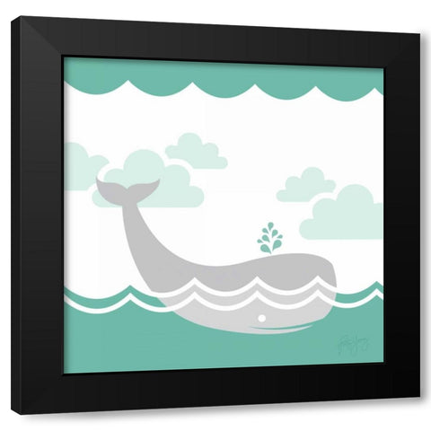 Deep Sea I Black Modern Wood Framed Art Print by Young, Patty