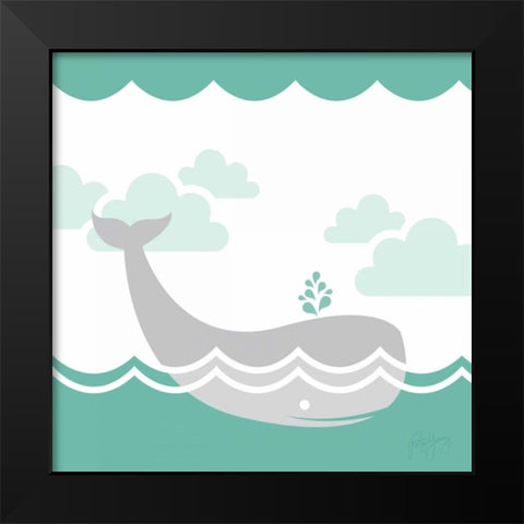 Deep Sea I Black Modern Wood Framed Art Print by Young, Patty