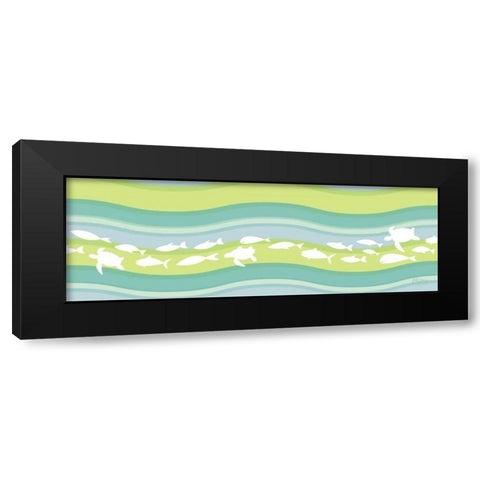 Migration II Black Modern Wood Framed Art Print by Young, Patty