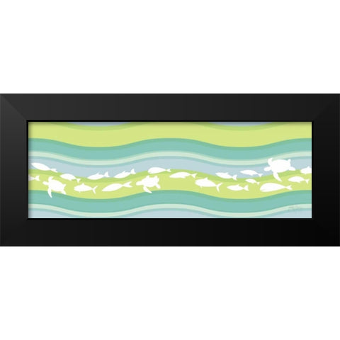 Migration II Black Modern Wood Framed Art Print by Young, Patty