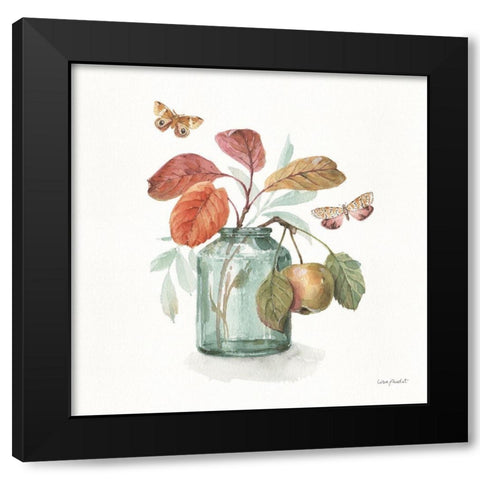 Autumn in Nature 05 on White Black Modern Wood Framed Art Print by Audit, Lisa