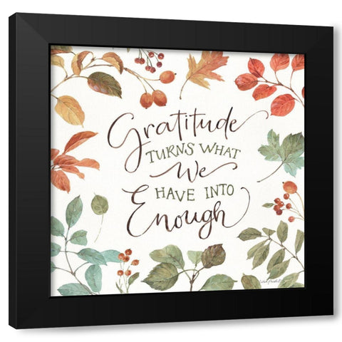 Autumn in Nature 06 on White Black Modern Wood Framed Art Print with Double Matting by Audit, Lisa