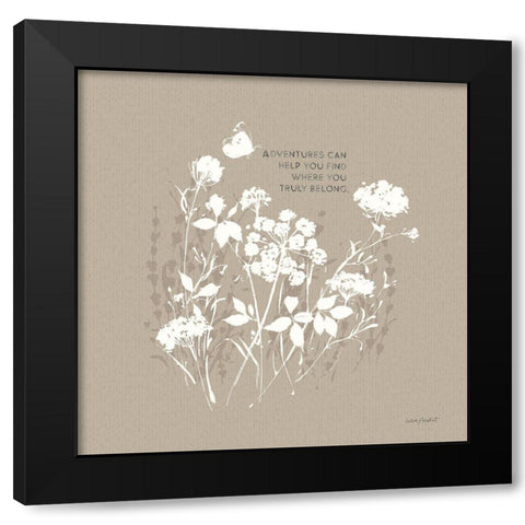 Au Naturel IX on Beige Black Modern Wood Framed Art Print with Double Matting by Audit, Lisa