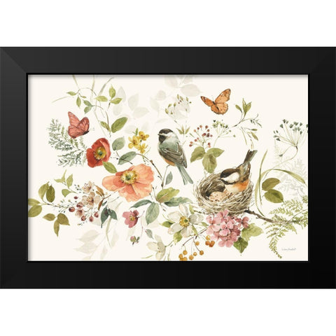 Blessed by Nature II Black Modern Wood Framed Art Print by Audit, Lisa