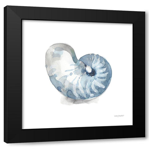 Blue Escape Coastal 05 Black Modern Wood Framed Art Print by Audit, Lisa