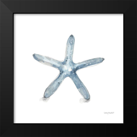 Blue Escape Coastal 08 Black Modern Wood Framed Art Print by Audit, Lisa