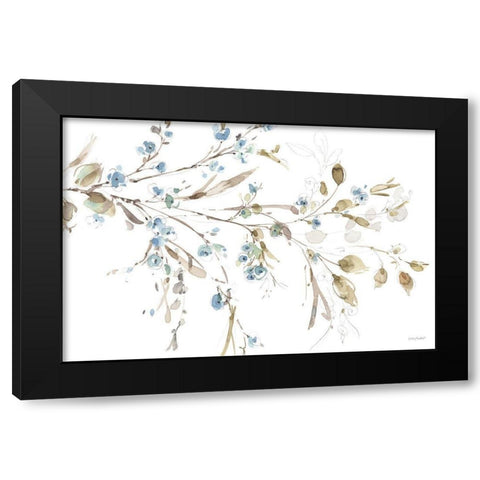 Blue Escape 05 Black Modern Wood Framed Art Print by Audit, Lisa