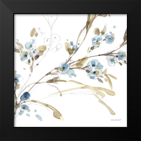 Blue Escape 06 Black Modern Wood Framed Art Print by Audit, Lisa