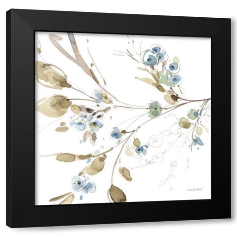 Blue Escape 07 Black Modern Wood Framed Art Print by Audit, Lisa