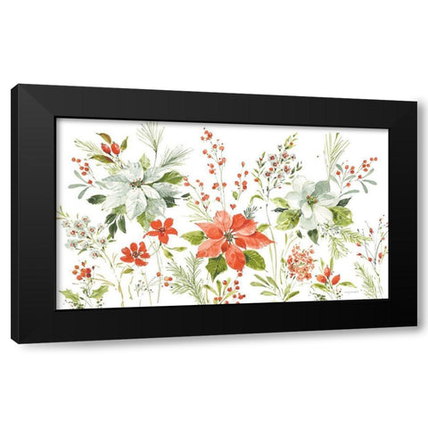 Christmas Forever I Black Modern Wood Framed Art Print with Double Matting by Audit, Lisa