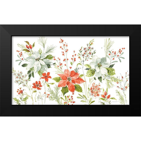 Christmas Forever I Black Modern Wood Framed Art Print by Audit, Lisa