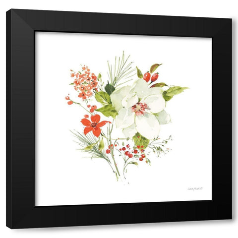 Christmas Forever IV Black Modern Wood Framed Art Print by Audit, Lisa