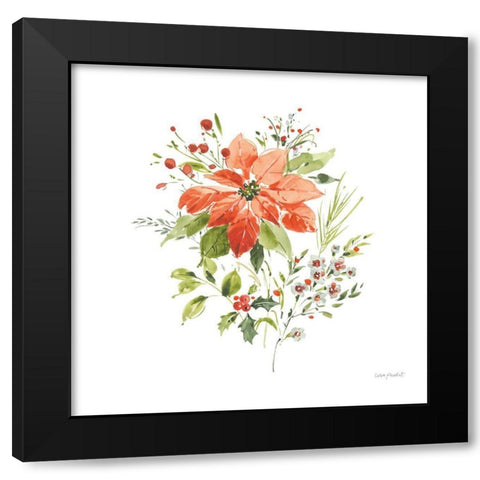 Christmas Forever V Black Modern Wood Framed Art Print with Double Matting by Audit, Lisa