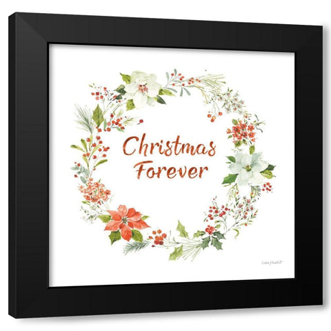 Christmas Forever VI Black Modern Wood Framed Art Print by Audit, Lisa